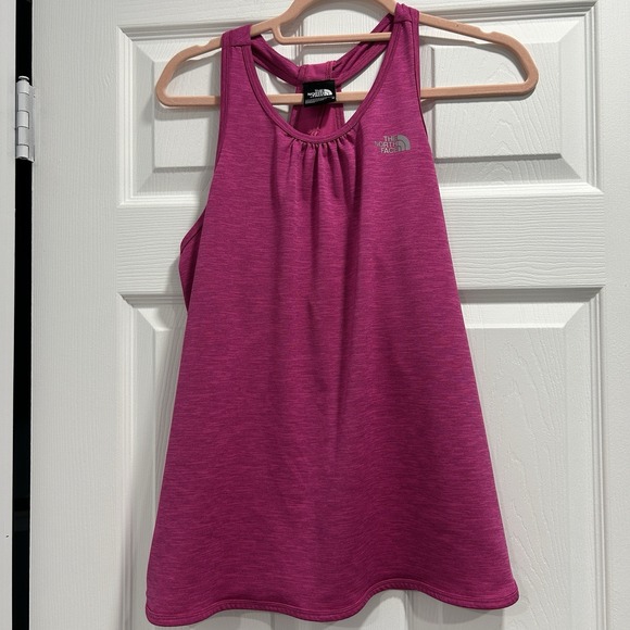 North Face Tank Top Women's Medium‎ Pink Training Racerback Gym Hiking Campcore - Picture 1 of 5